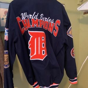 Original Detroit Tigers 1984 Commemorative World Series Jacket ...never worn